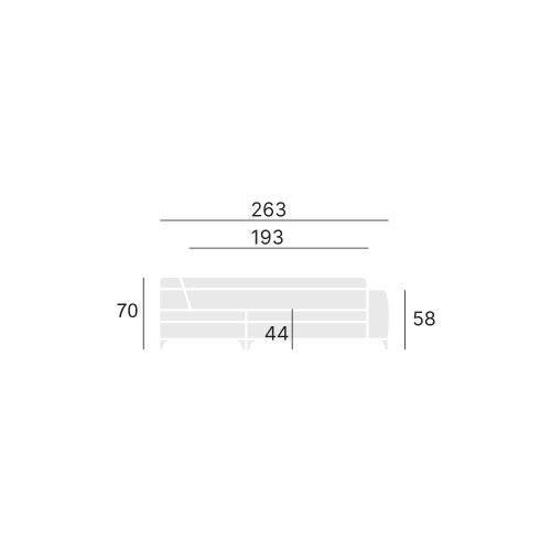 Narożnik Vesta Tkanina Sereno-690