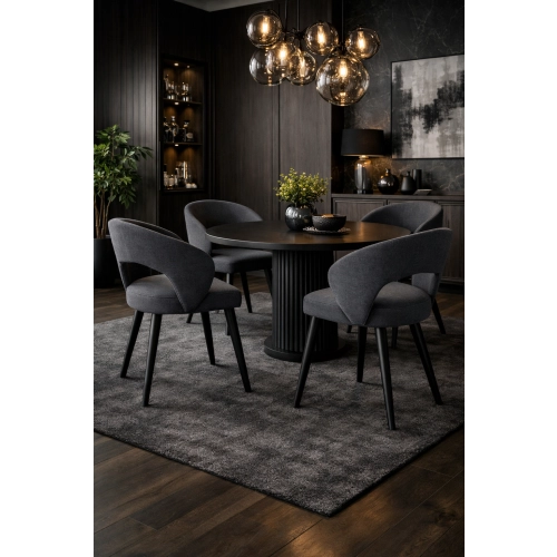 Krzesło tapicerowane DELUXE KR-8 Tkanina Maya 09