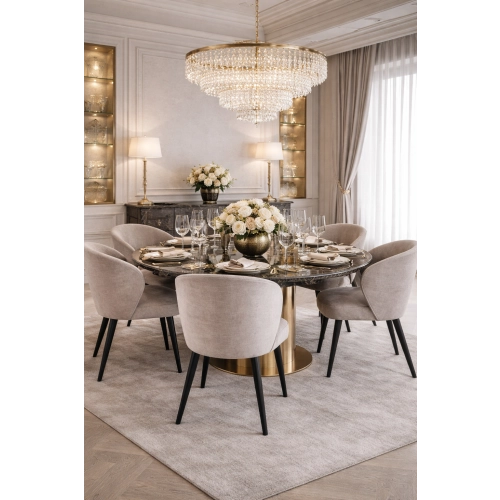 Krzesło tapicerowane DELUXE KR-8 – Tkanina Chill Me 5