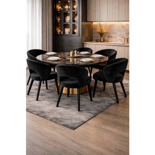 Krzesło tapicerowane DELUXE KR-8 Tkanina Piano 17