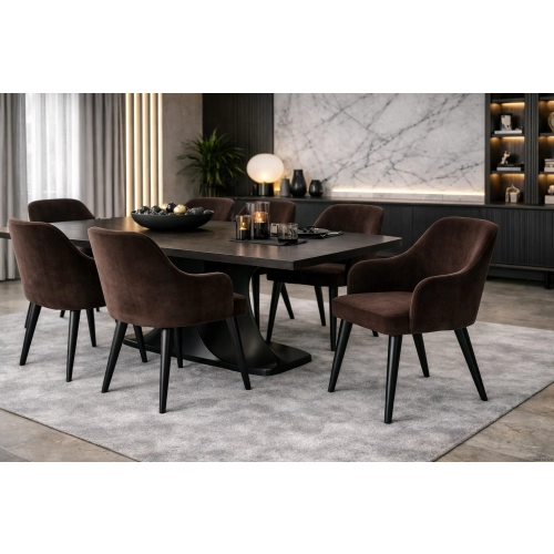 Krzesło tapicerowane DELUXE KR-9 Tkanina Hold Me 06