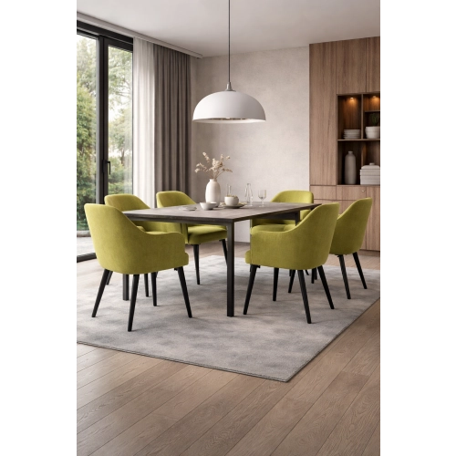 Krzesło tapicerowane DELUXE KR-9 Tkanina Hold Me 13