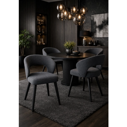 Krzesło tapicerowane DELUXE KR-8 Tkanina Maya 09