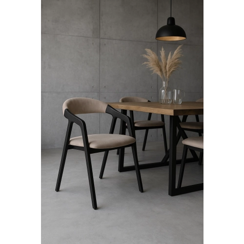 Krzesło KR-201 - stelaż czarny