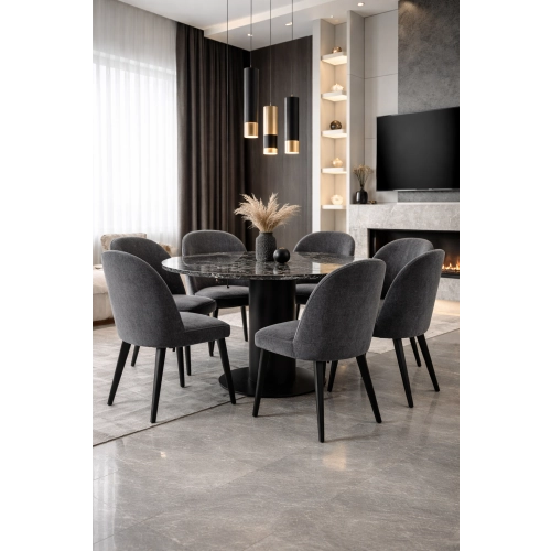 Krzesło tapicerowane DELUXE KR-2 Tkanina Chill Me 01